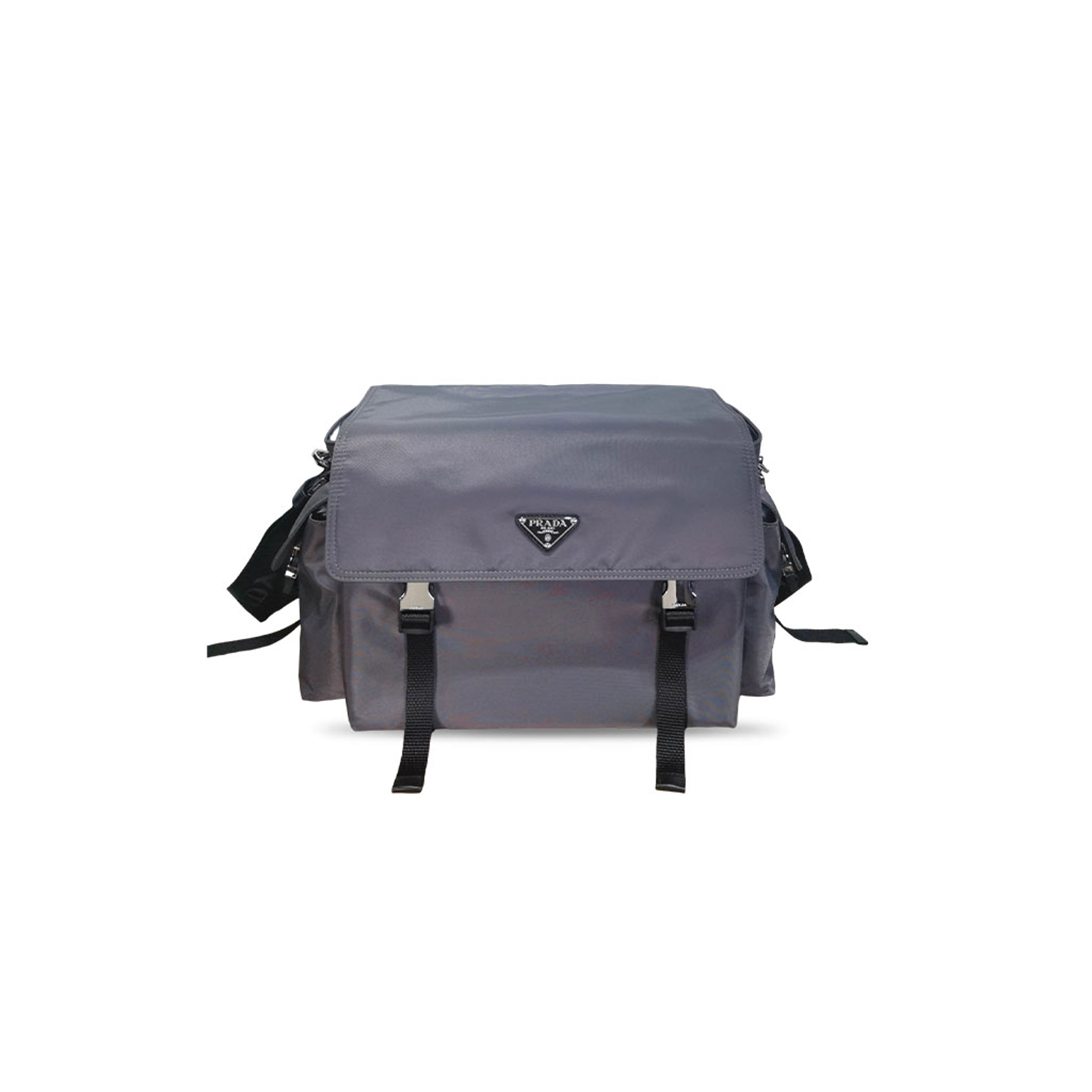 PRADA EXPLORE RE-NYLON AND LEATHER BAG 2VD082 (42*22*20cm)